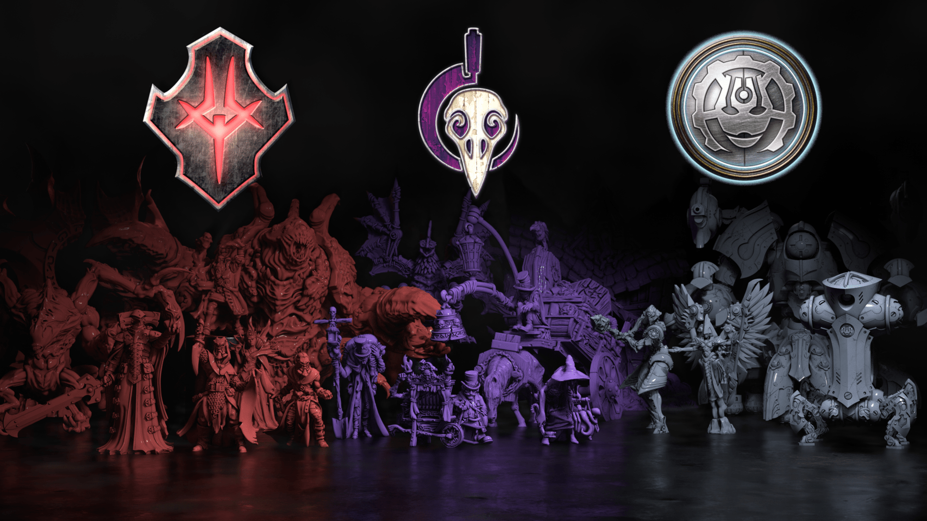 Grymkin, Infernals, & Convergence – a new FronTier for Warmachine 3D launching March 2026 - Steamforged Games