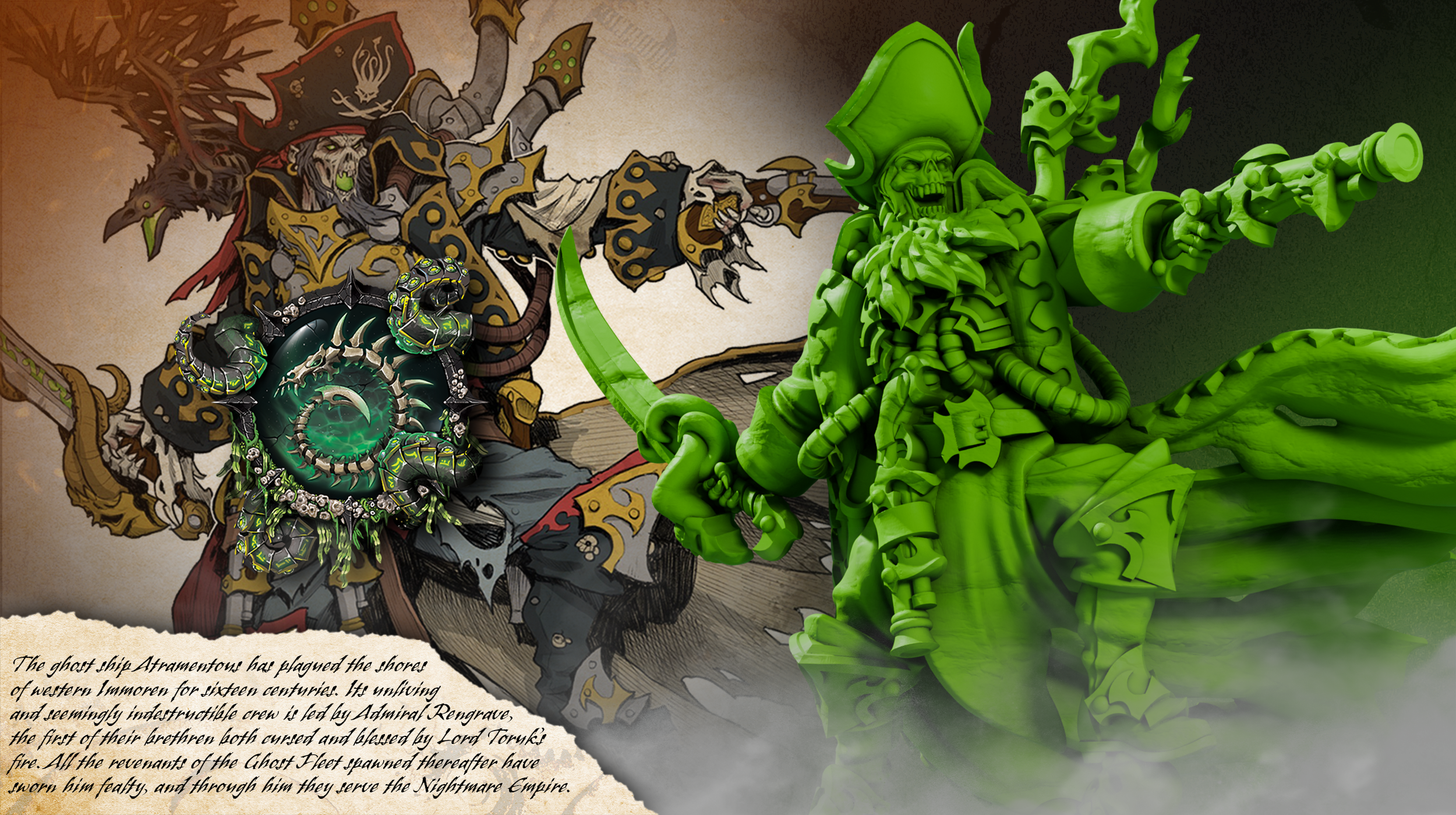 Loremachine – Who Commands the Ghost Fleet of Cryx? – Warmachine Official