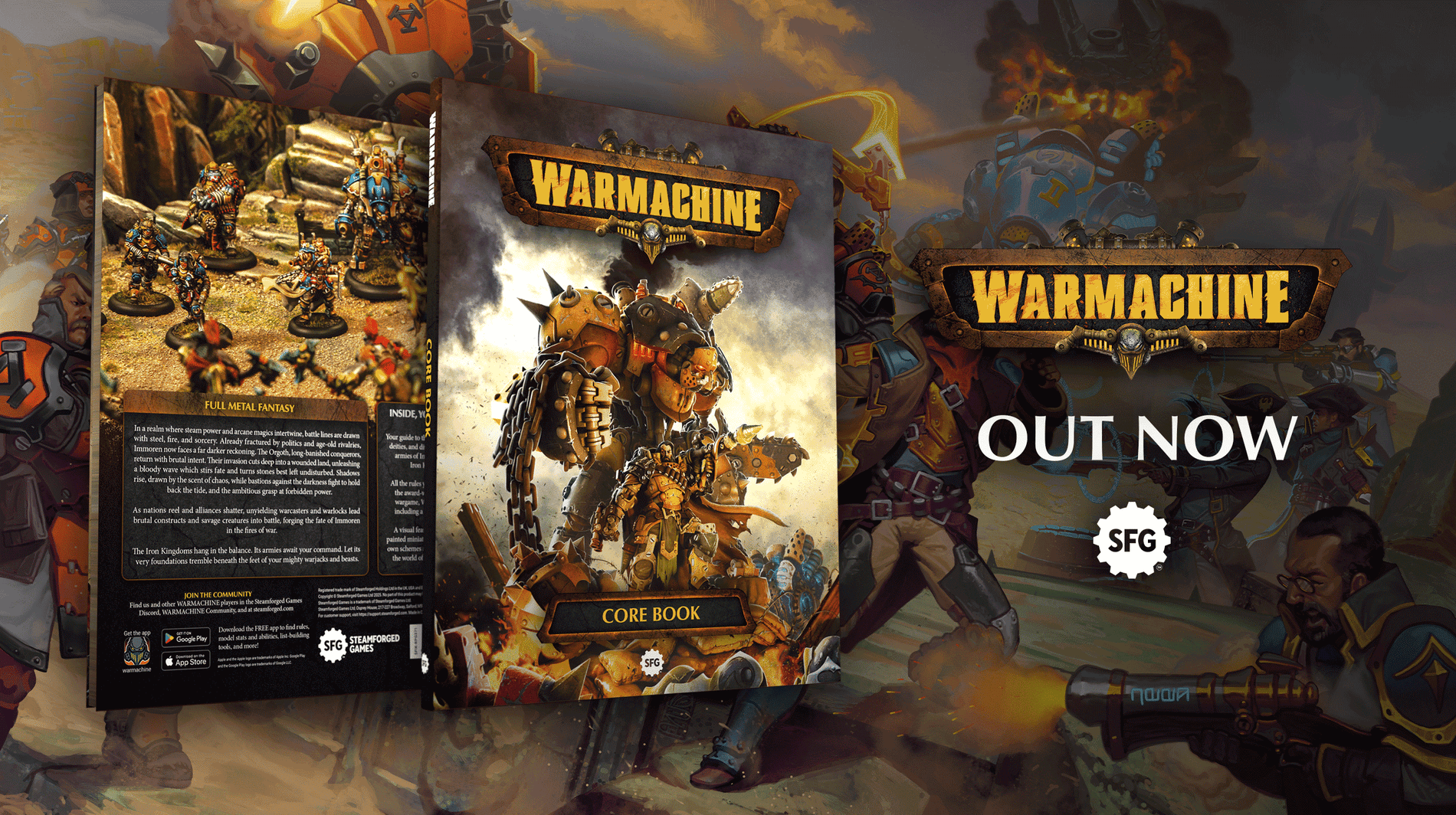 Full metal fantasy: Get the Warmachine Core Book now - Steamforged Games