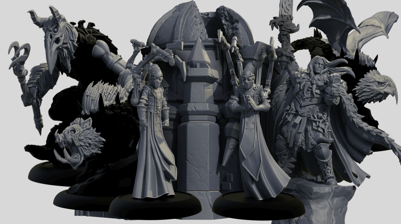 Warmachine 3D: Swords, Slavers, and Scatter Terrain - Steamforged Games