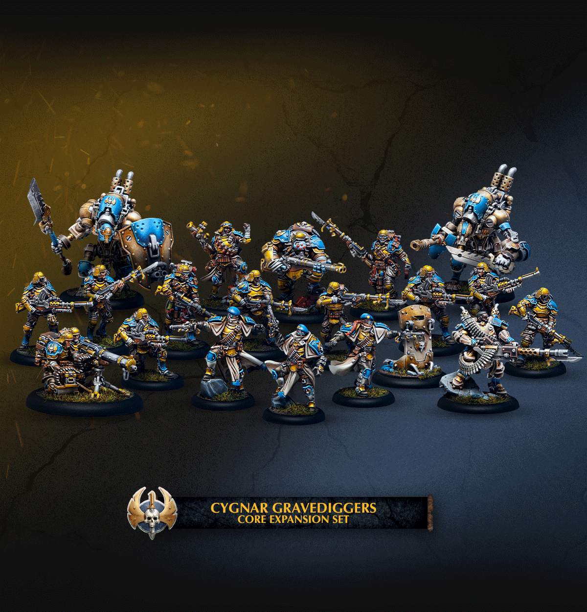 Cygnar Gravediggers Core Expansion - Pre-Order Now! | Warmachine - Steamforged Games