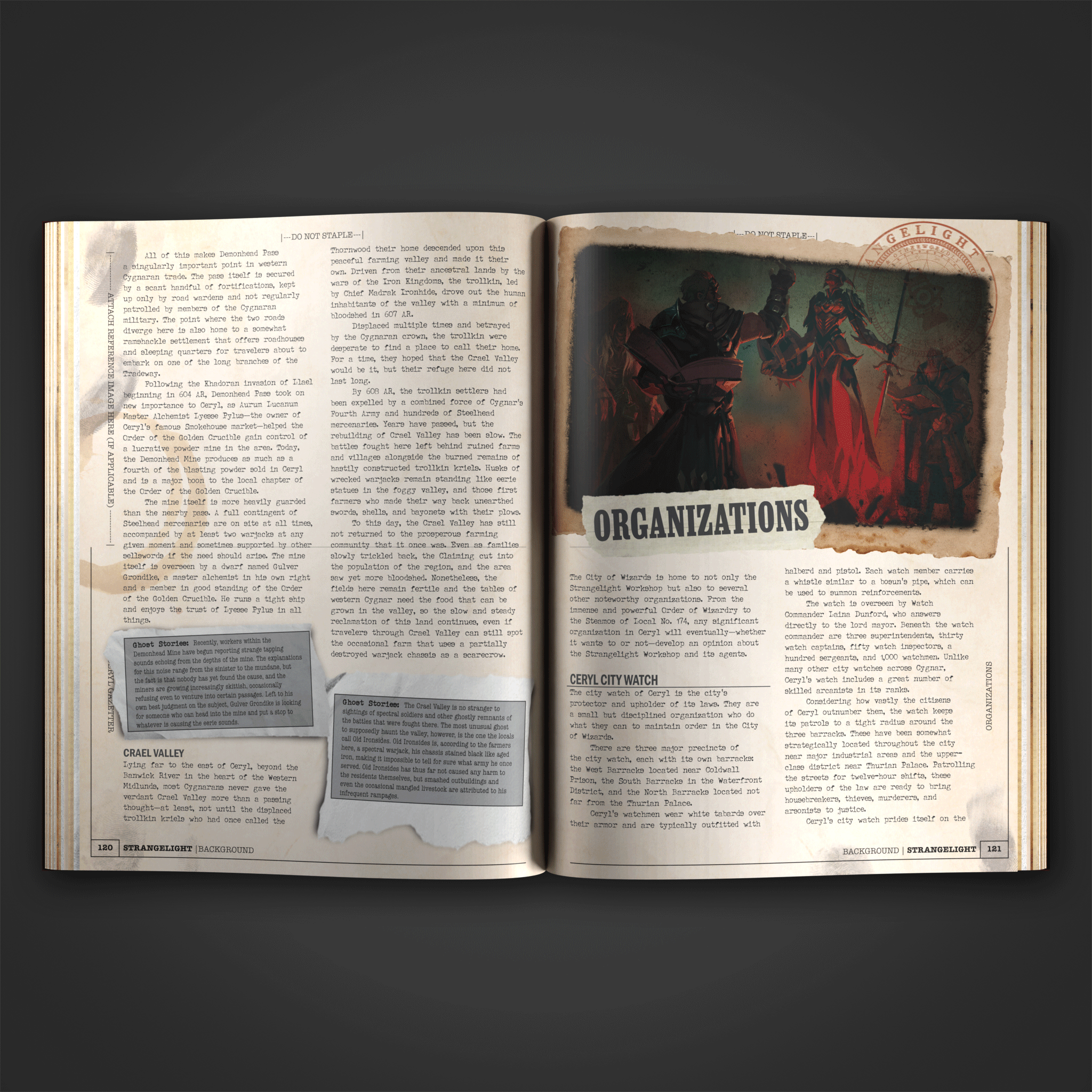 Iron Kingdoms: Strangelight Workshop (Core Book) - Steamforged Games