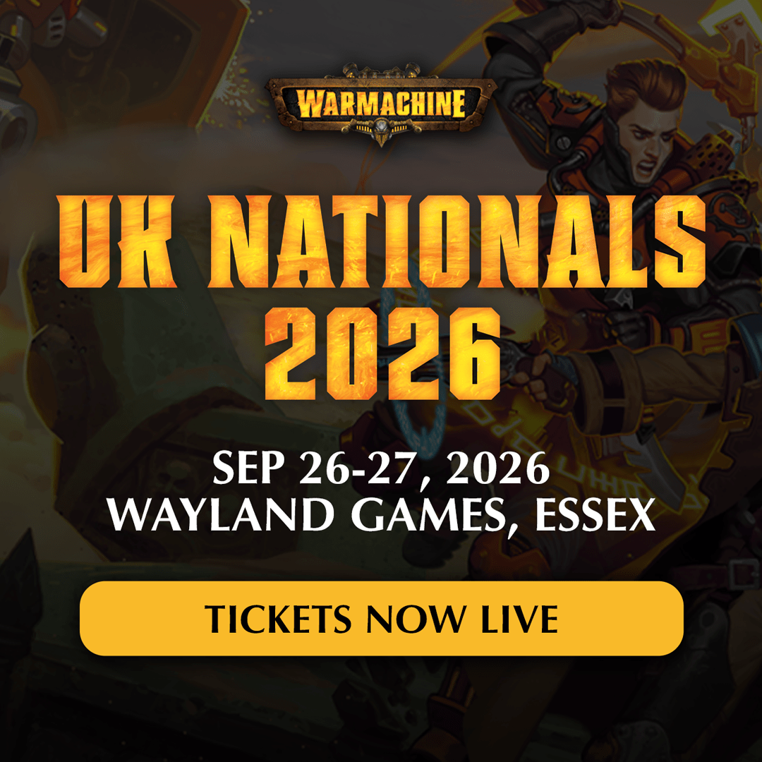 Warmachine UK Nationals 2026 Ticket - Steamforged Games
