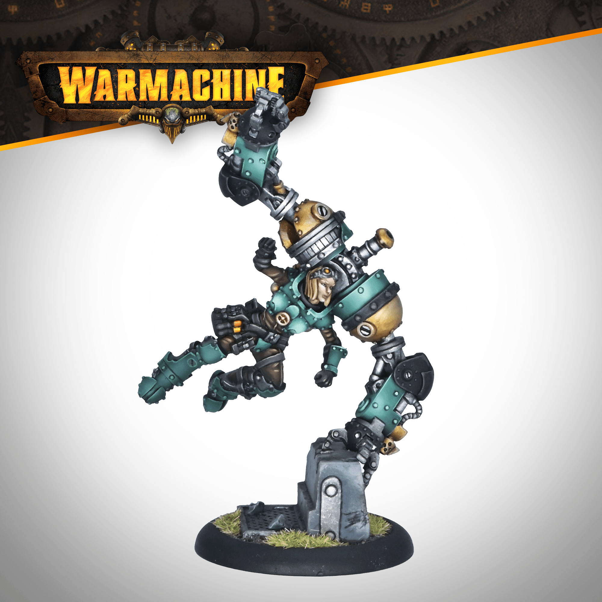 Warmachine: Crucible Guard Athanor Locke - Steamforged Games