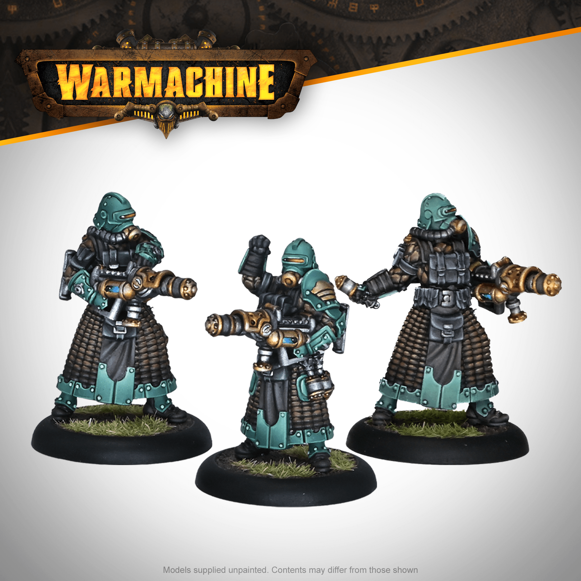 Warmachine: Crucible Guard Containment Operatives - Steamforged Games
