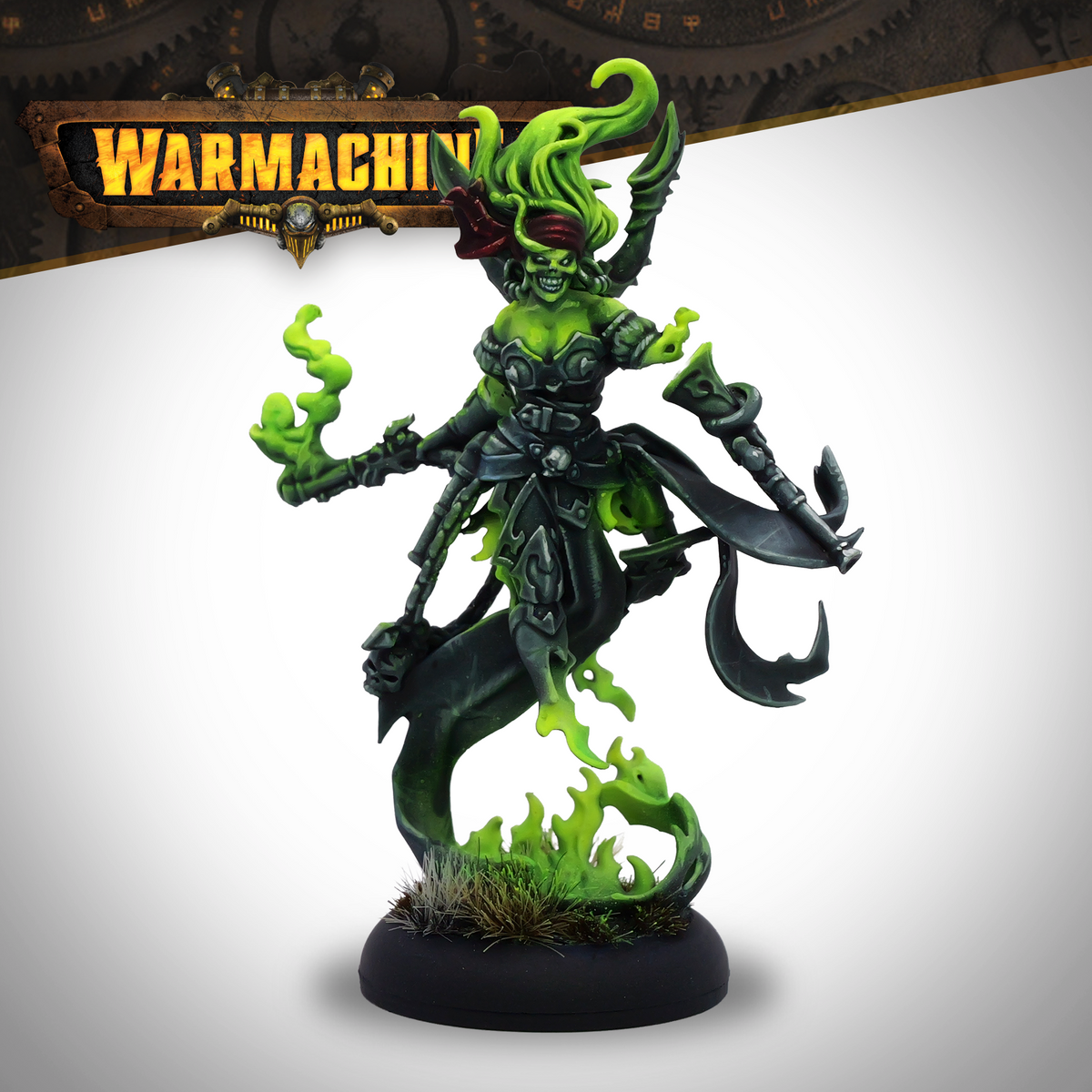 Warmachine: Cryx Dread Armada - Wraith Captain Eydis Malroan