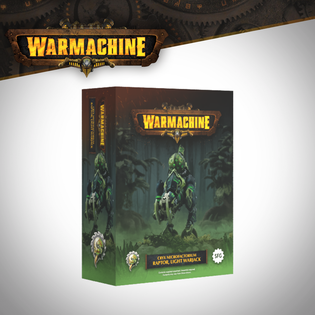 Warmachine: Cryx Necrofactorium Light Warjack – Raptor