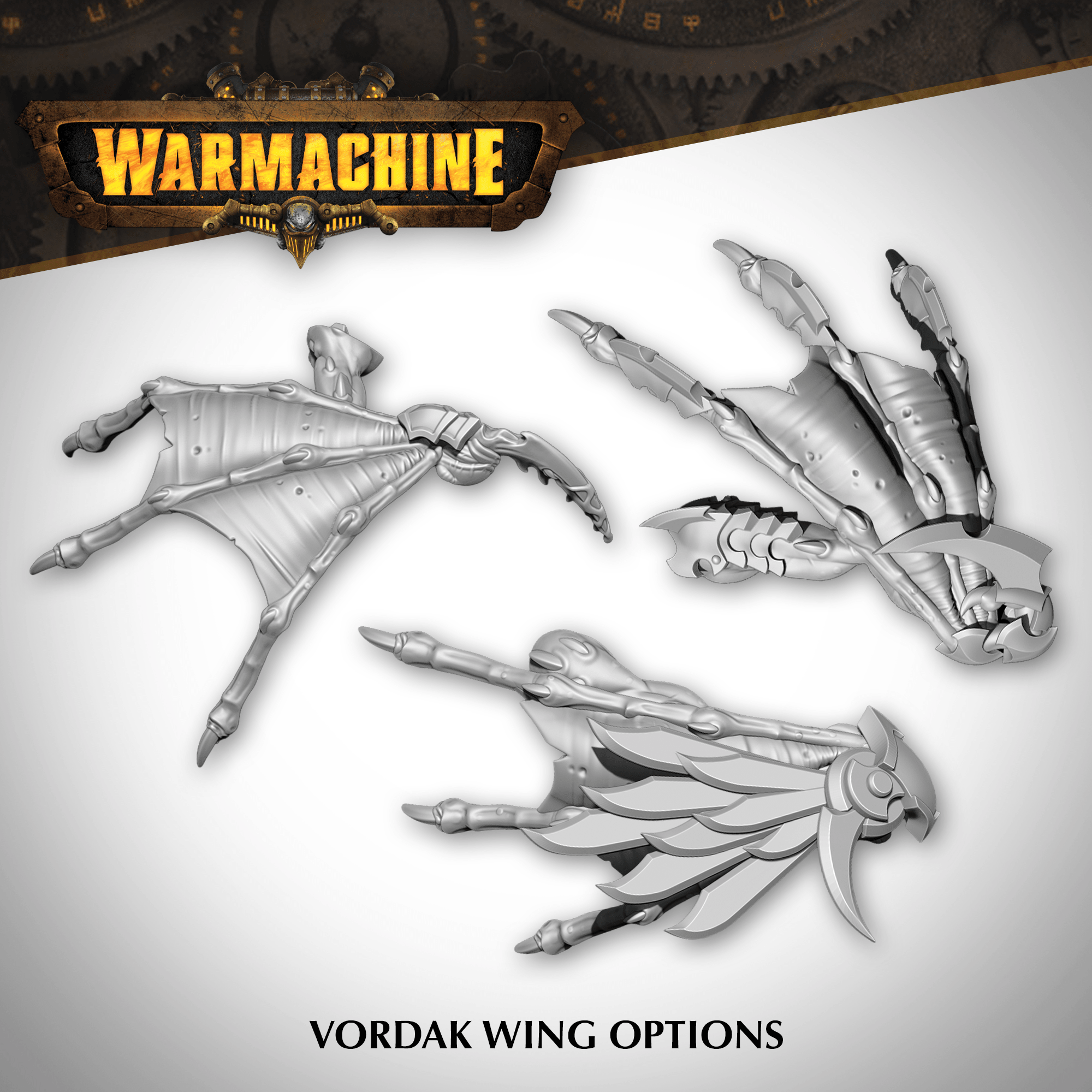 Warmachine: Dusk Fane of Nyrro Vordak Heavy Warbeast Options - Steamforged Games