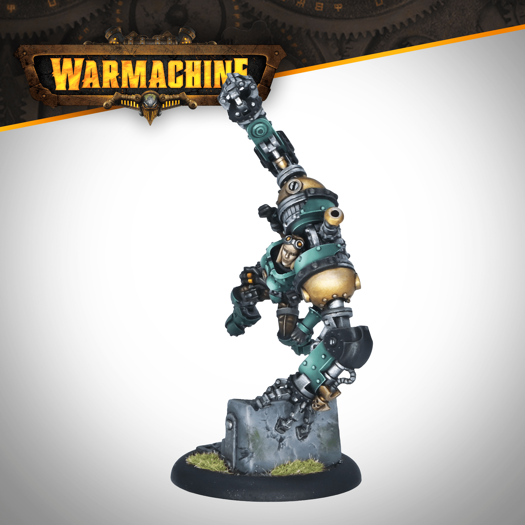 Warmachine: Crucible Guard Athanor Locke - Steamforged Games
