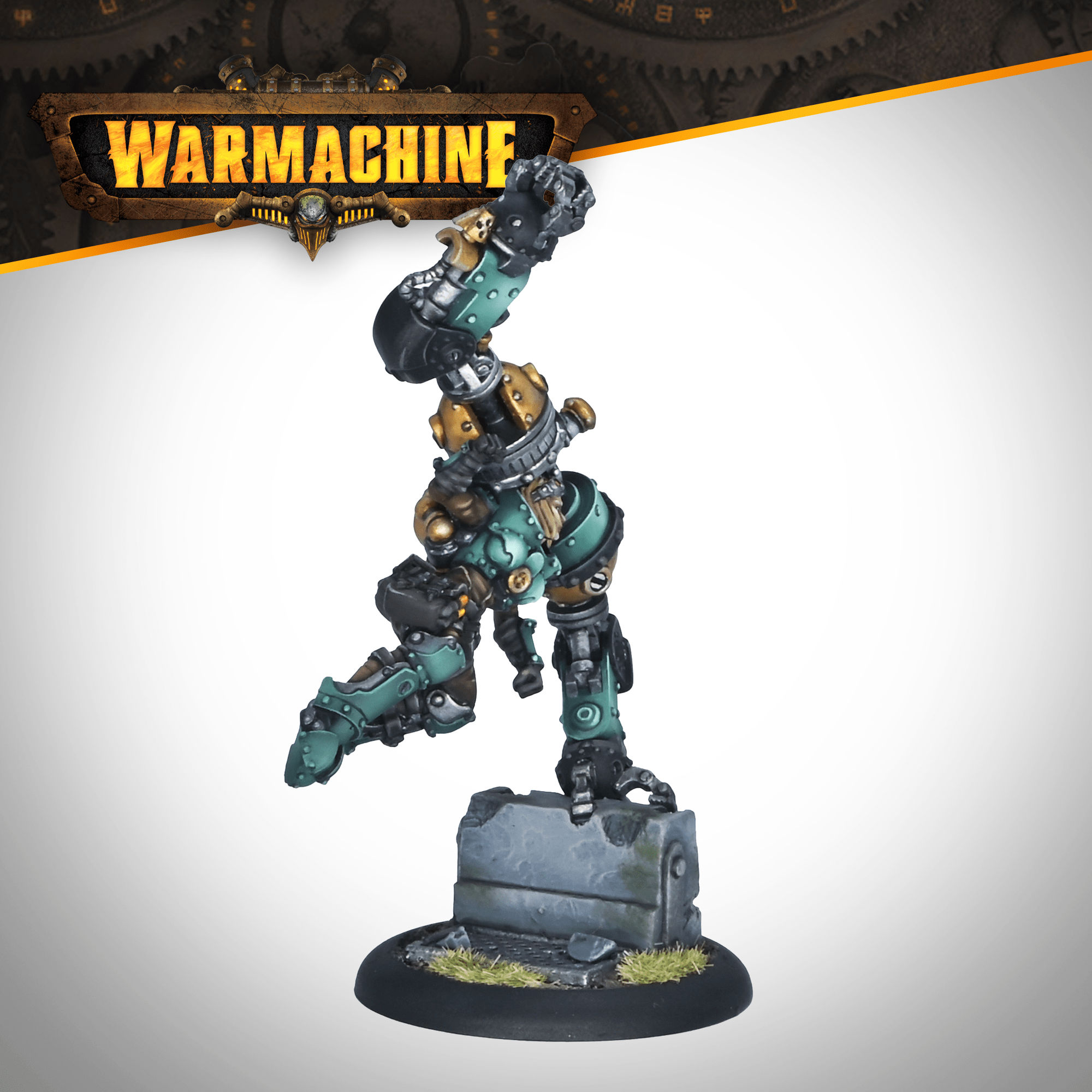 Warmachine: Crucible Guard Athanor Locke - Steamforged Games