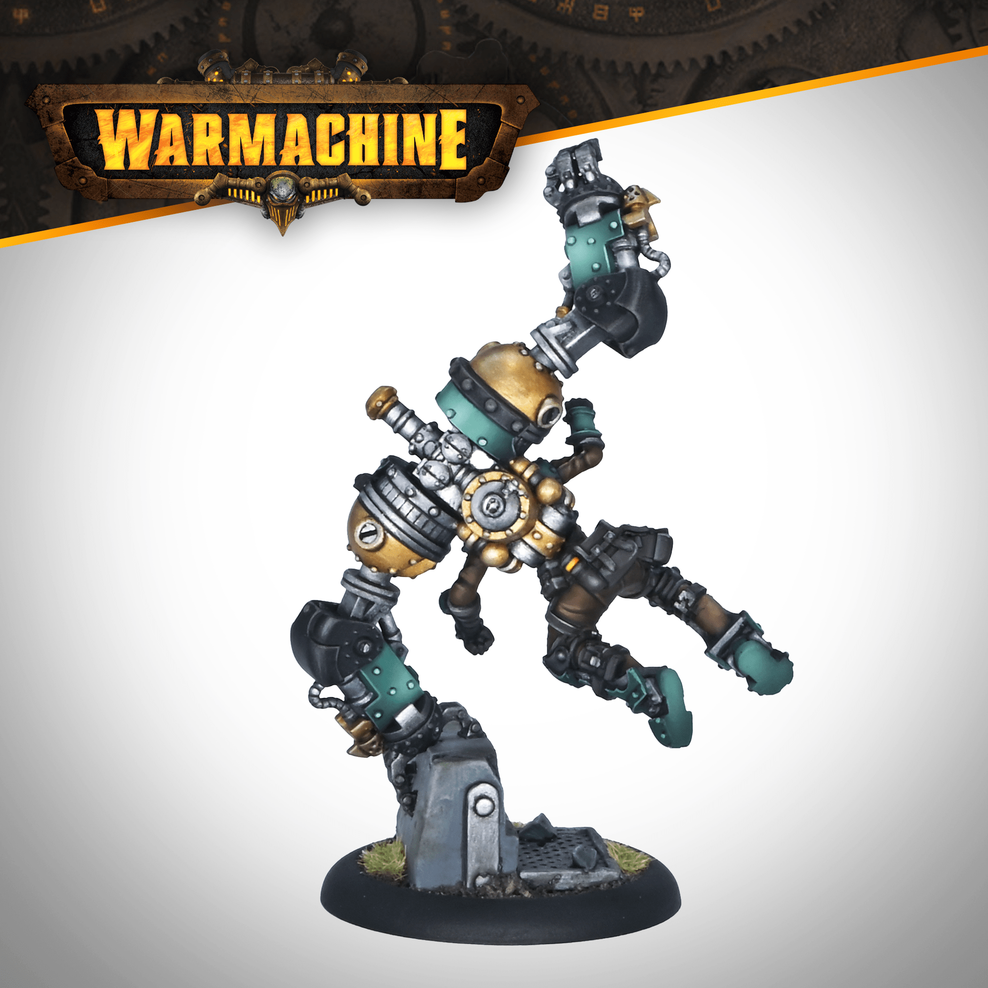 Warmachine: Crucible Guard Athanor Locke - Steamforged Games