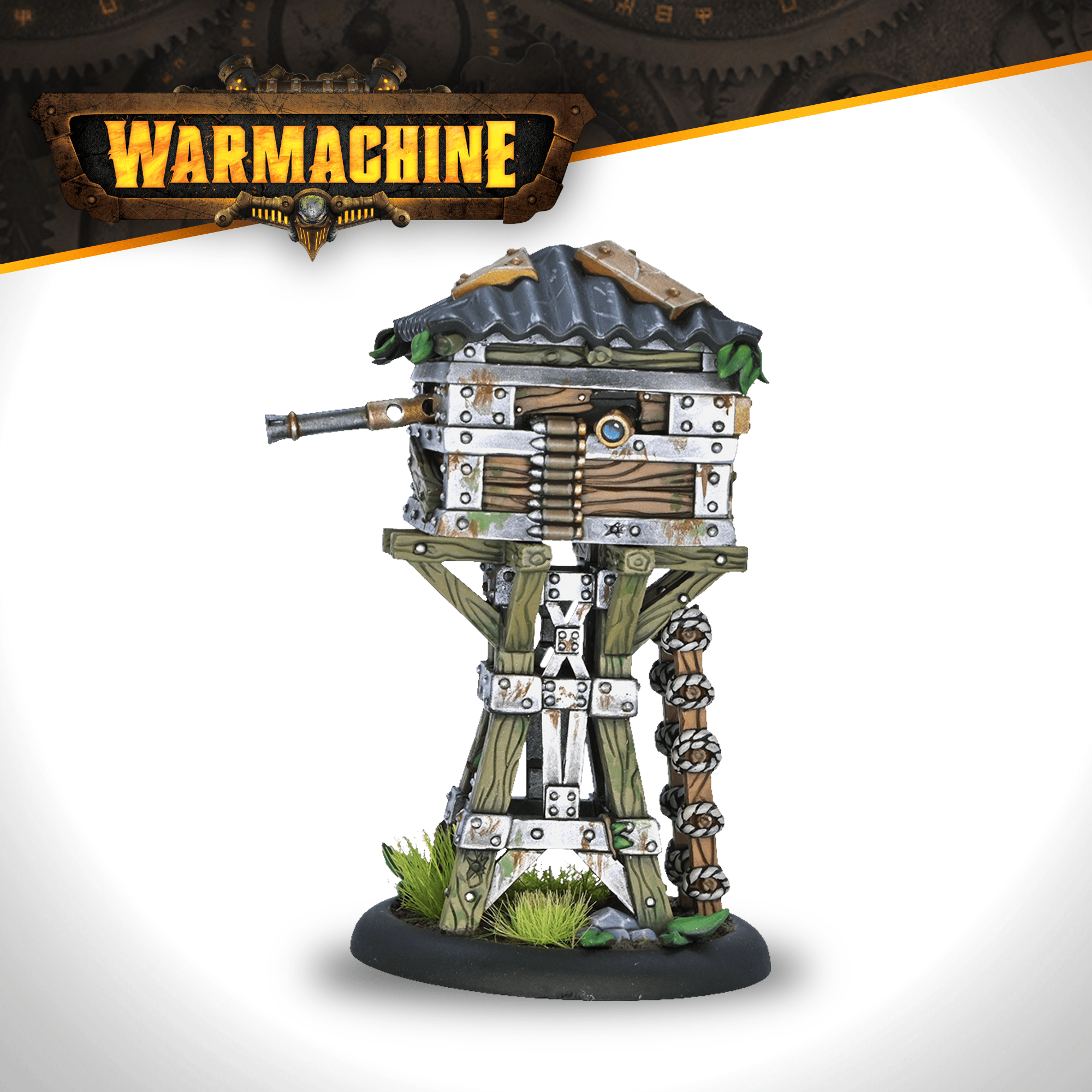 Warmachine: Southern Kriels Kithguard Guard Post - Steamforged Games