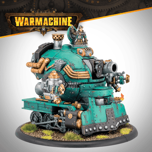 Warmachine: Crucible Guard Captain Eira Mackay & Railless Interceptor - Steamforged Games