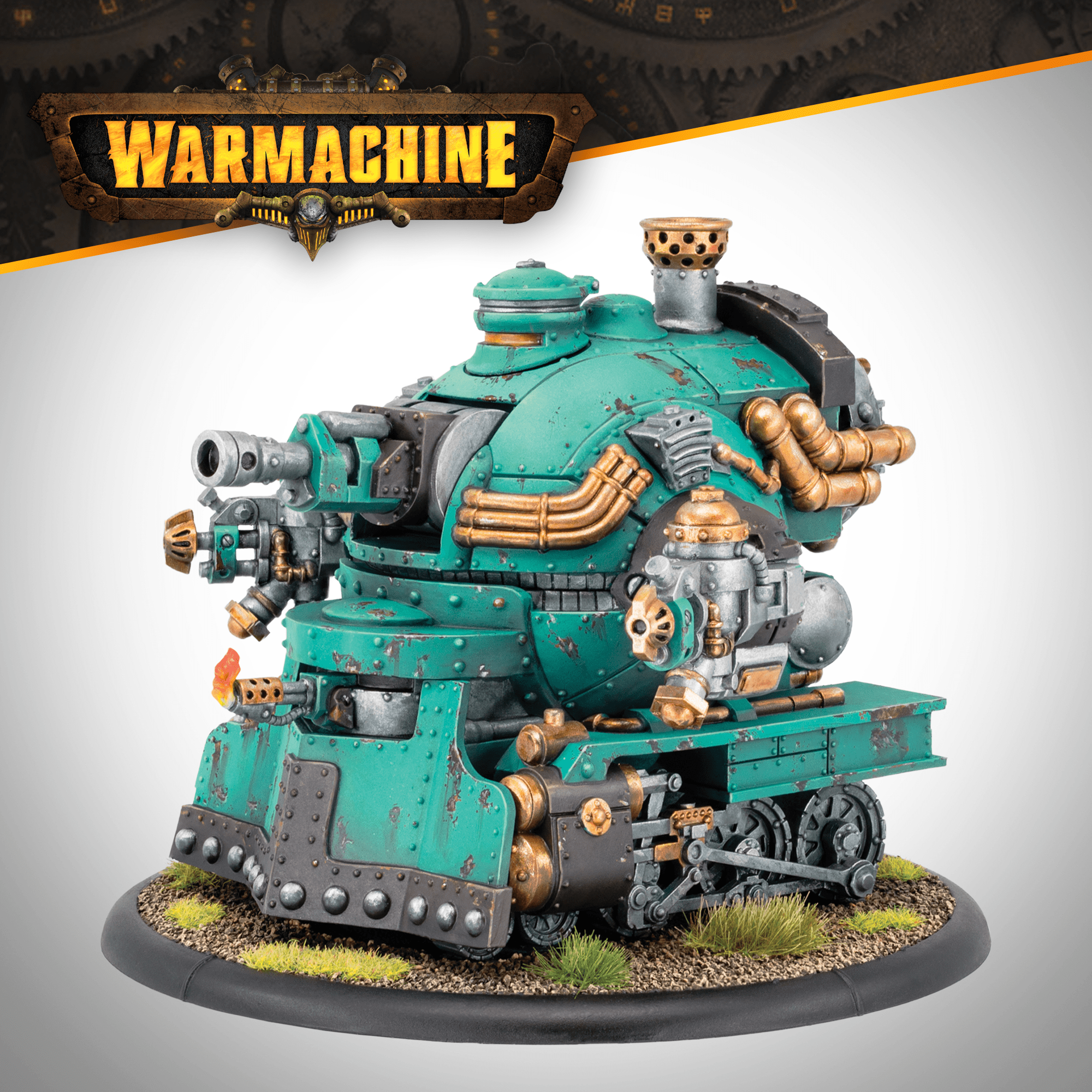 Warmachine: Crucible Guard Captain Eira Mackay & Railless Interceptor - Steamforged Games