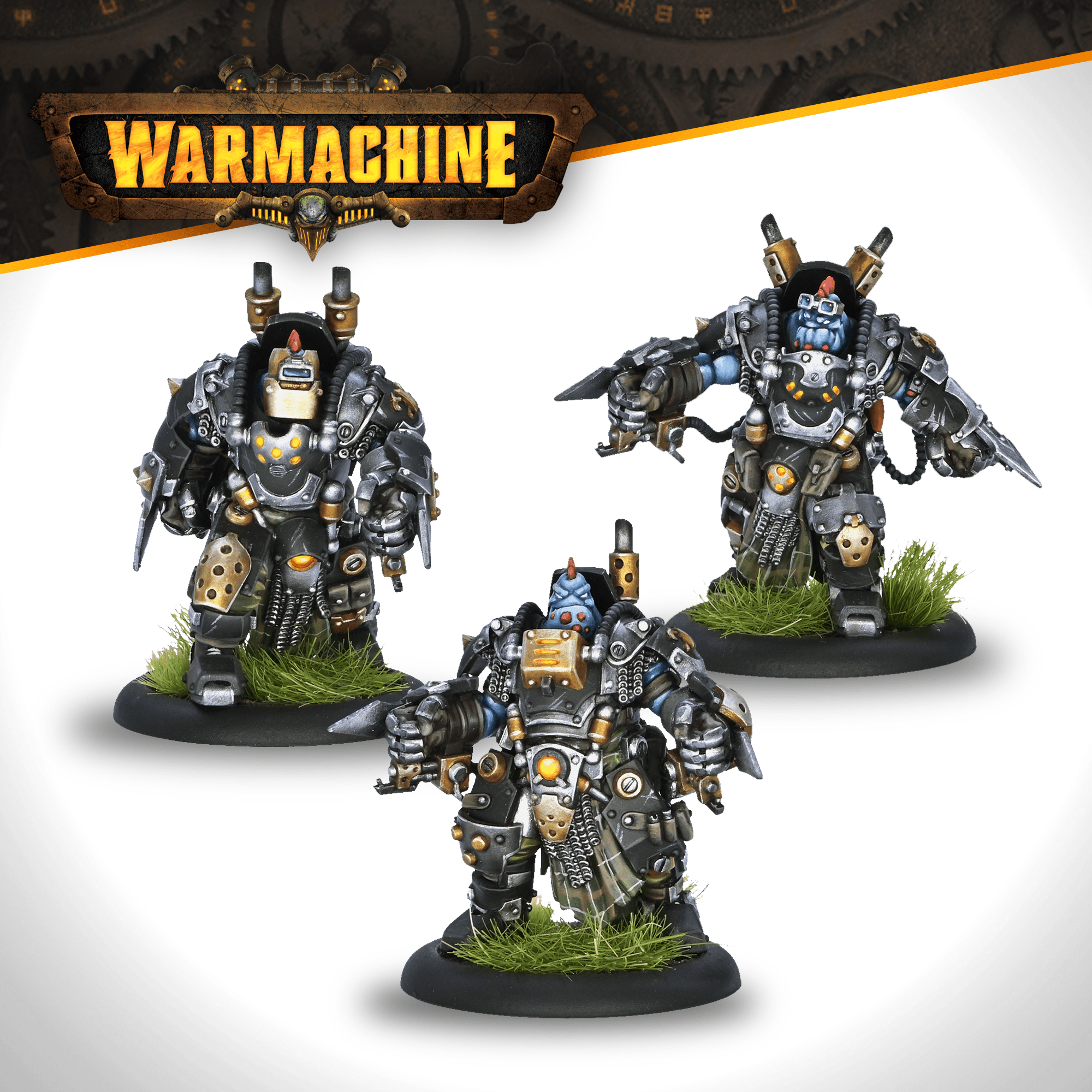 Warmachine: Southern Kriels Kithguard Steelbacks - Steamforged Games