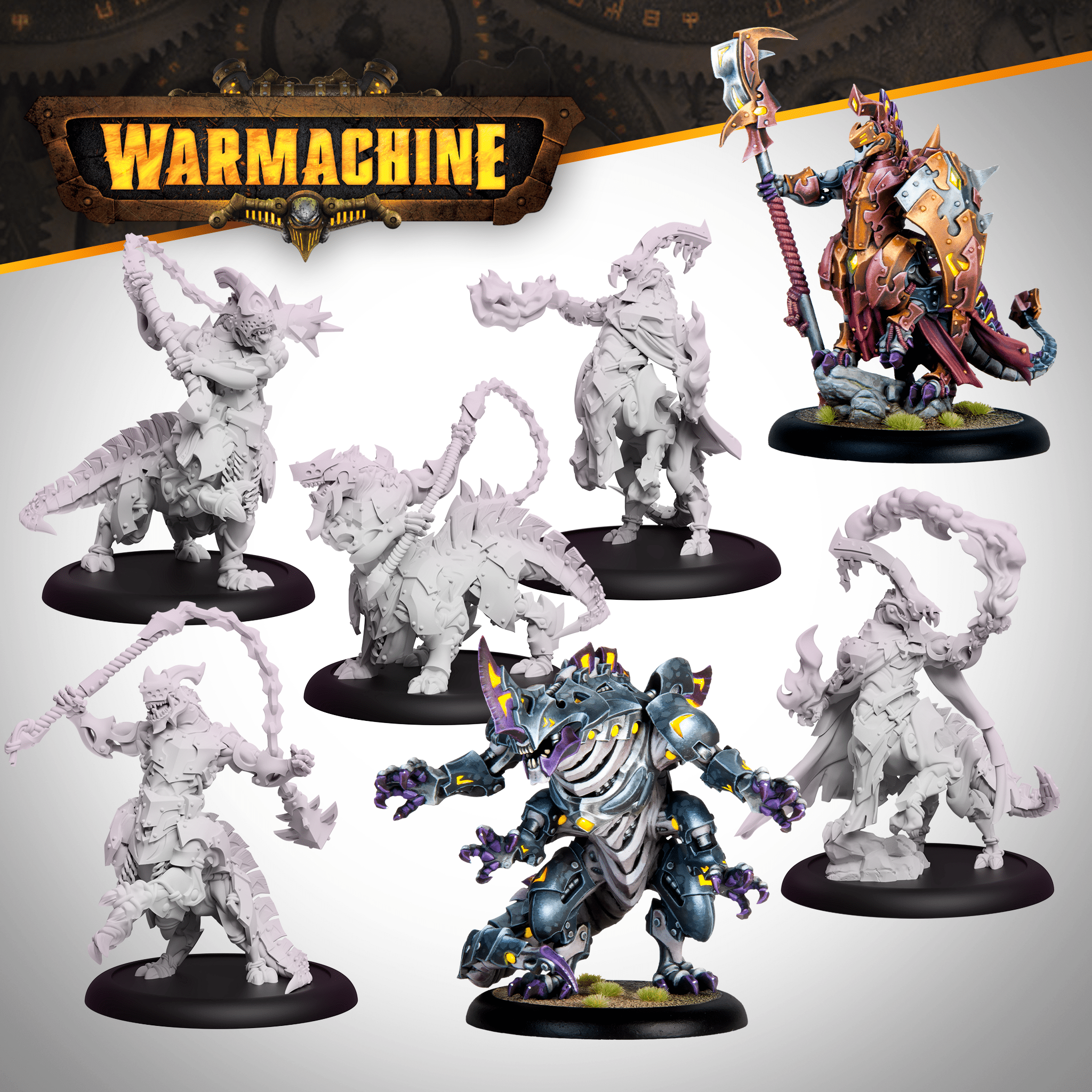 Warmachine: Khymaera Shard Incarnates Command Cadre - Steamforged Games