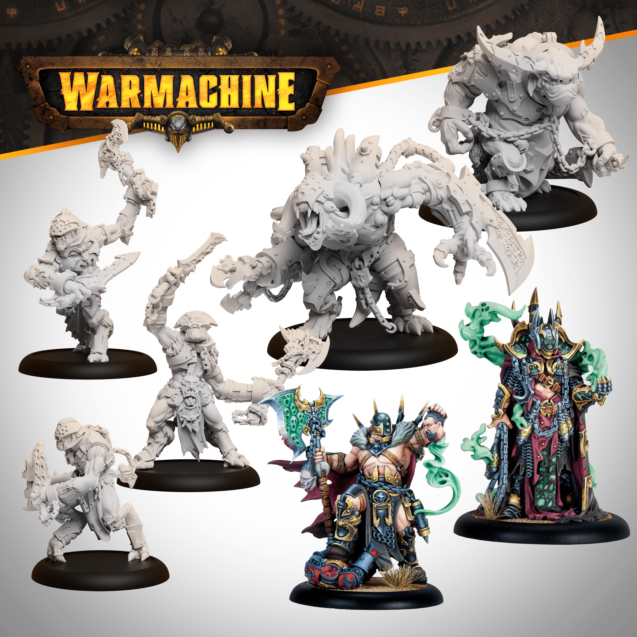 Warmachine: Orgoth Cursebound Command Cadre - Steamforged Games