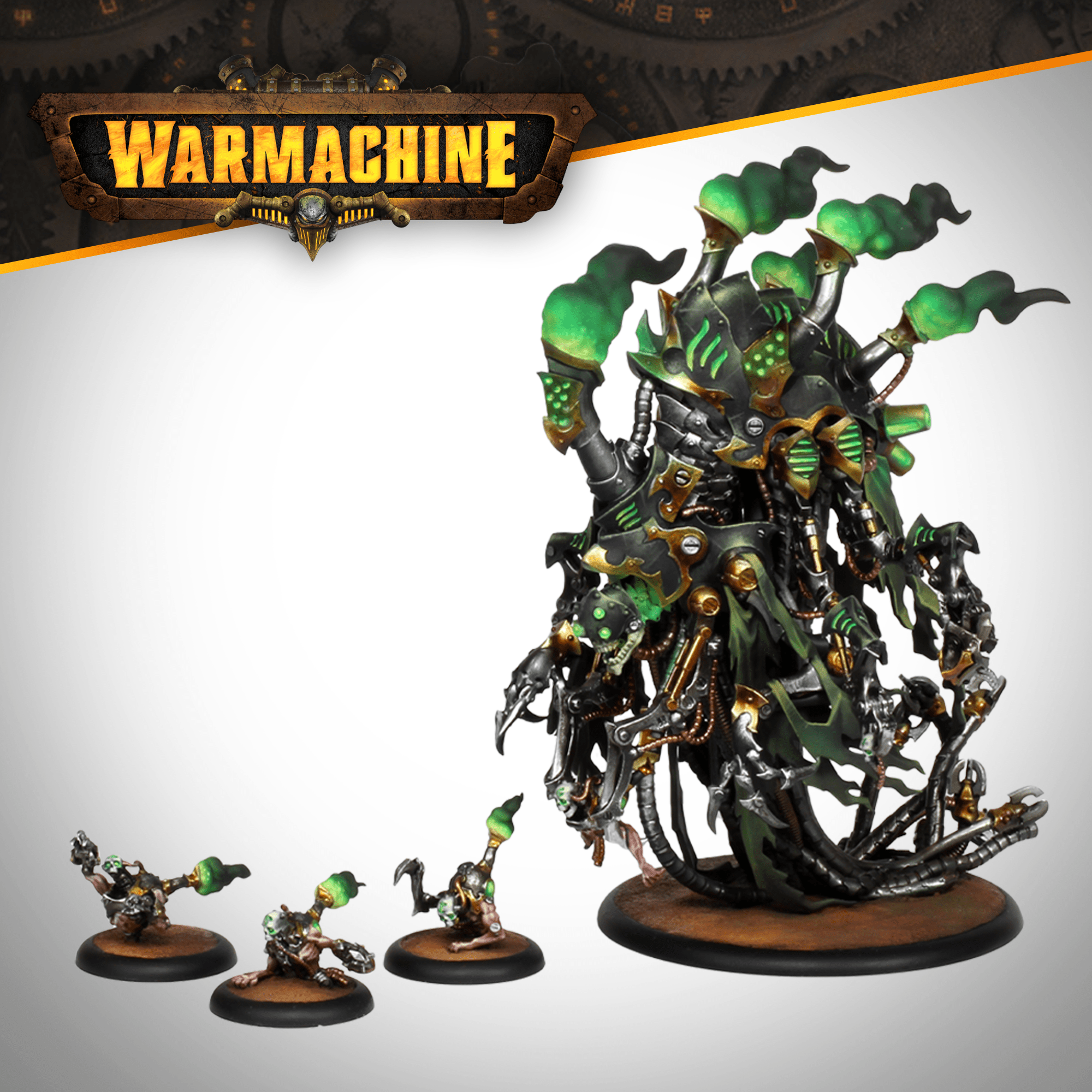 Warmachine: Necroharvester and Corpse Crawlers - Steamforged Games