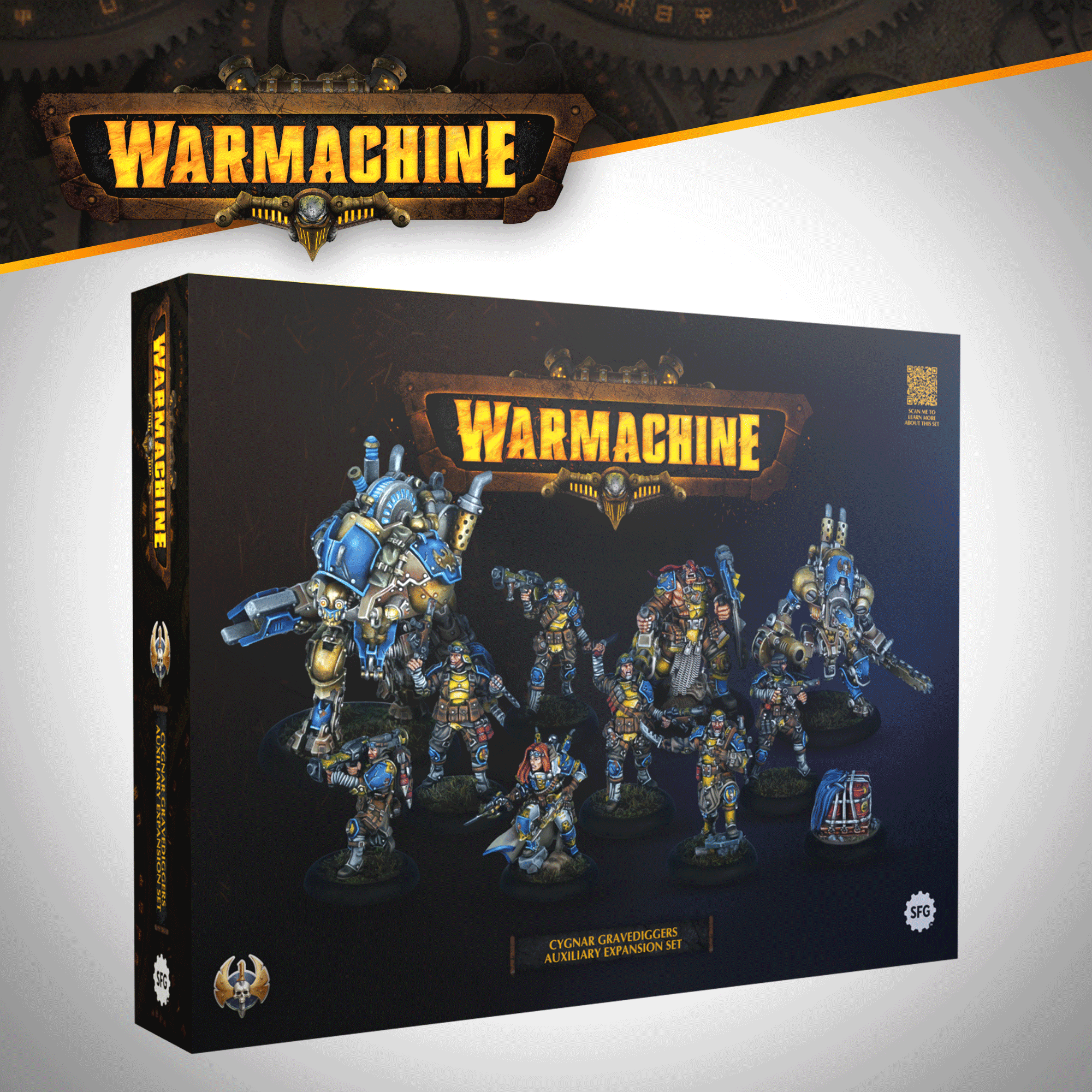 Warmachine: Cygnar Gravediggers Auxiliary Expansion - Steamforged Games