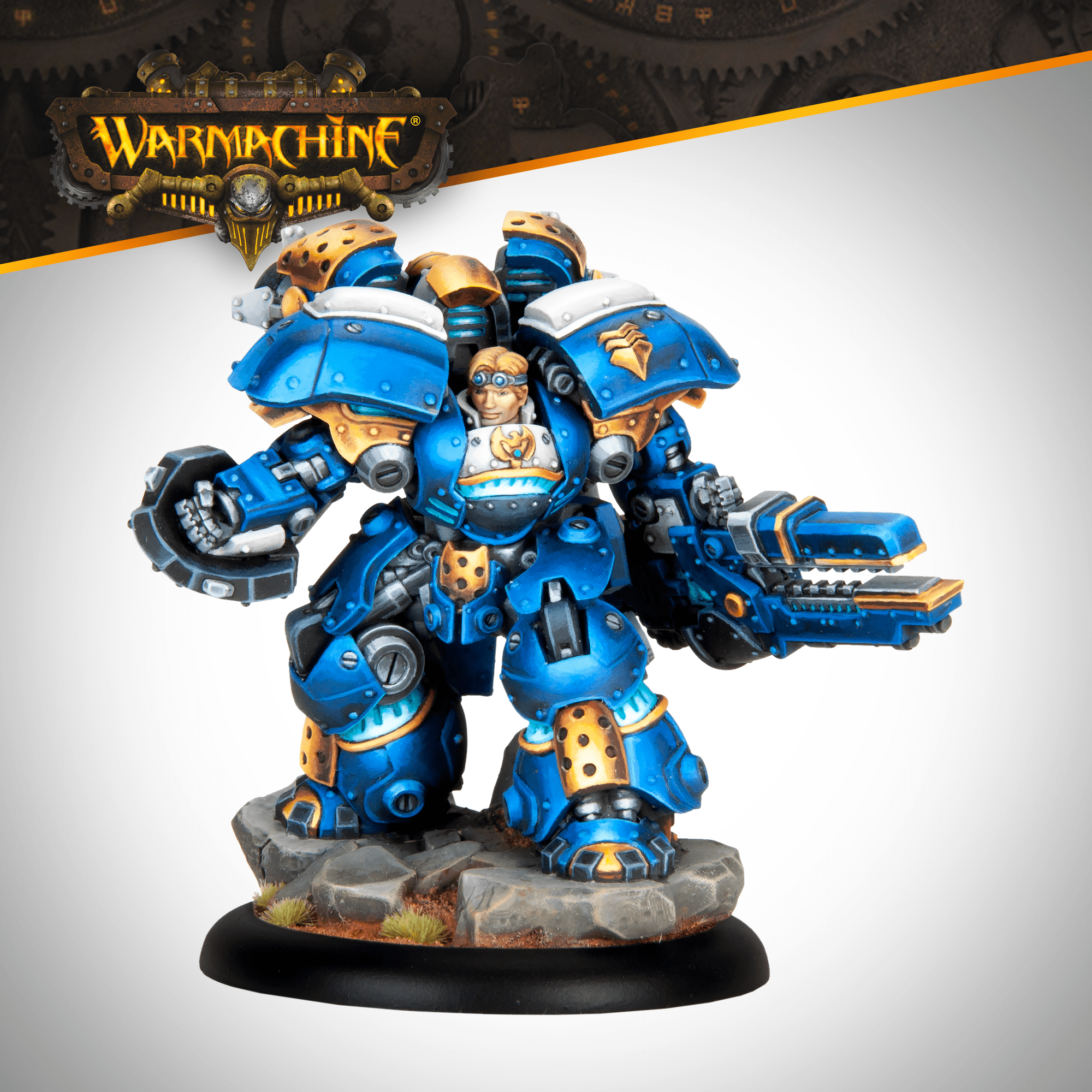 Warmachine: Captain Raef Huxley - Steamforged Games