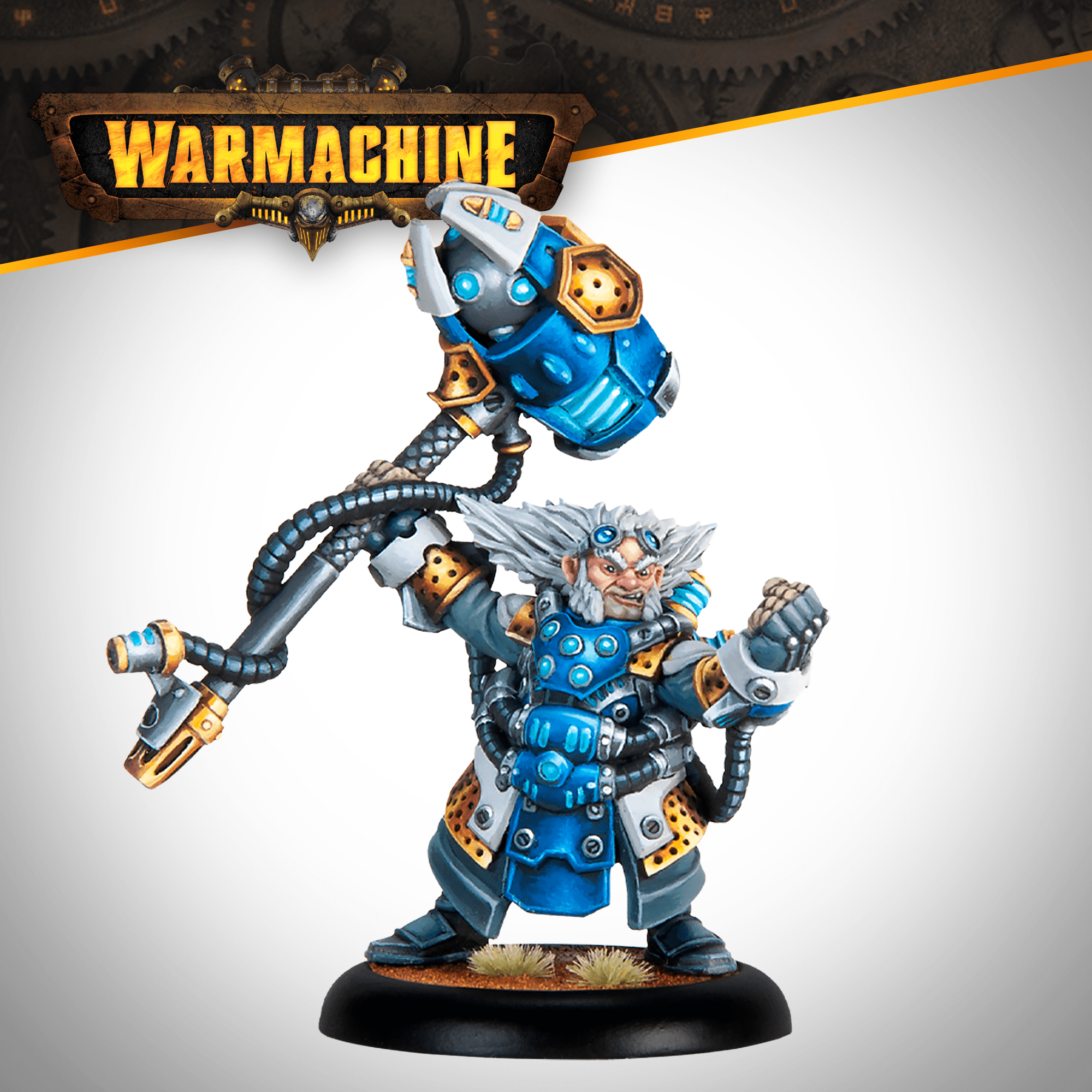 Warmachine: Cygnar Storm Forge Command Cadre - Steamforged Games