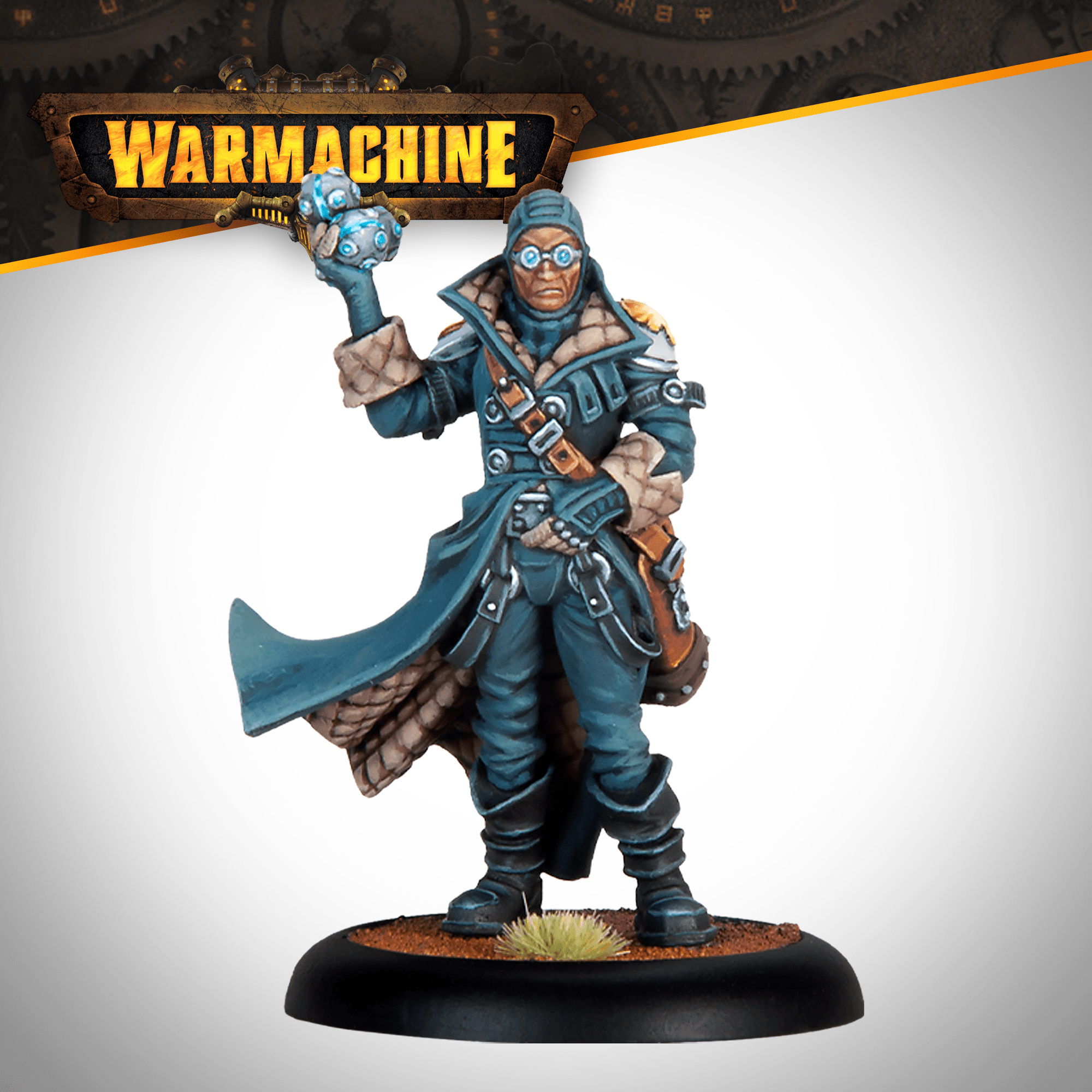 Warmachine: Cygnar Storm Forge Command Cadre - Steamforged Games