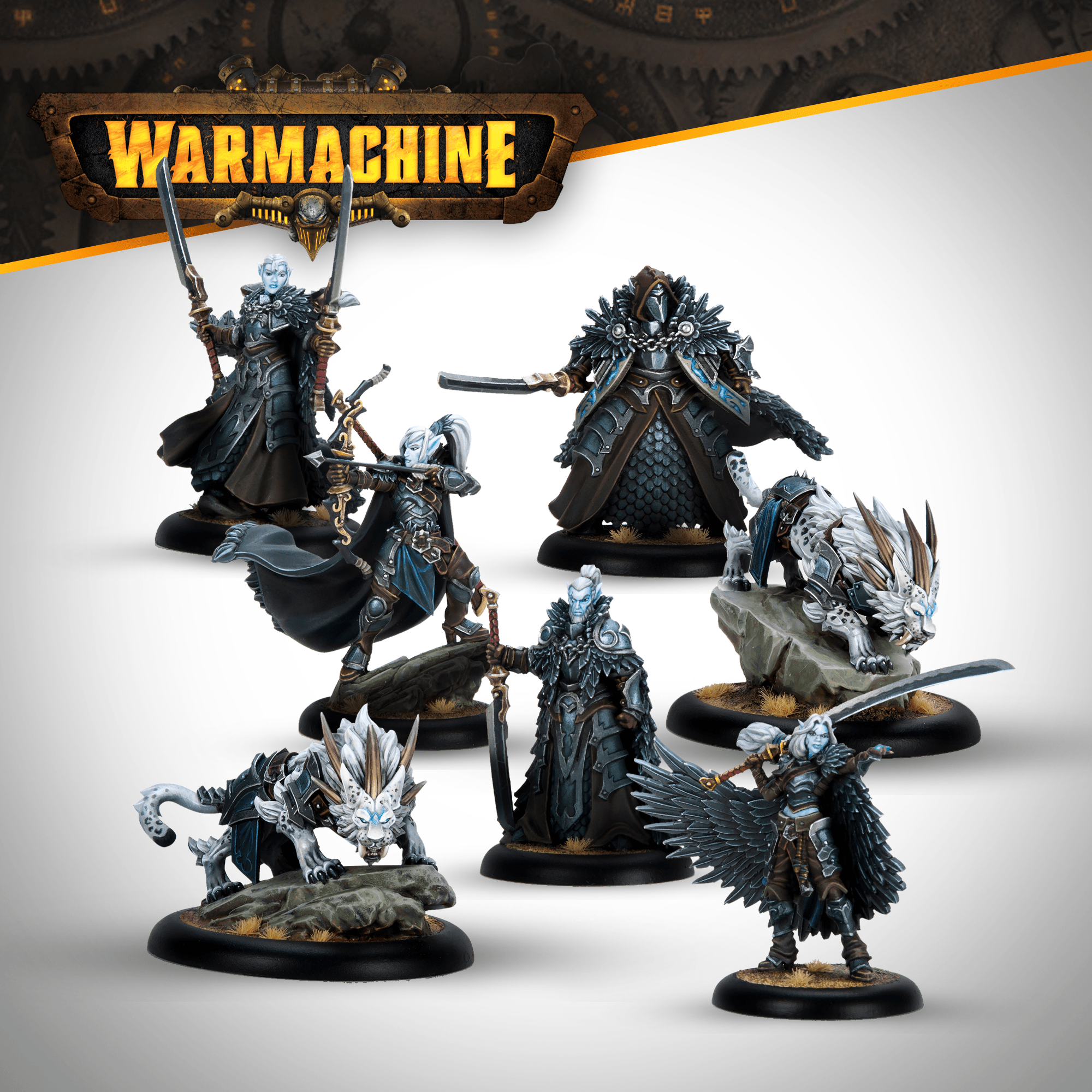 Warmachine: The Final Hunt Command Cadre (HIPS) - Steamforged Games