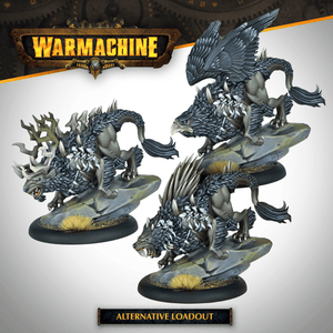 Warmachine: Old Umbrey Feral Warbeast - Steamforged Games