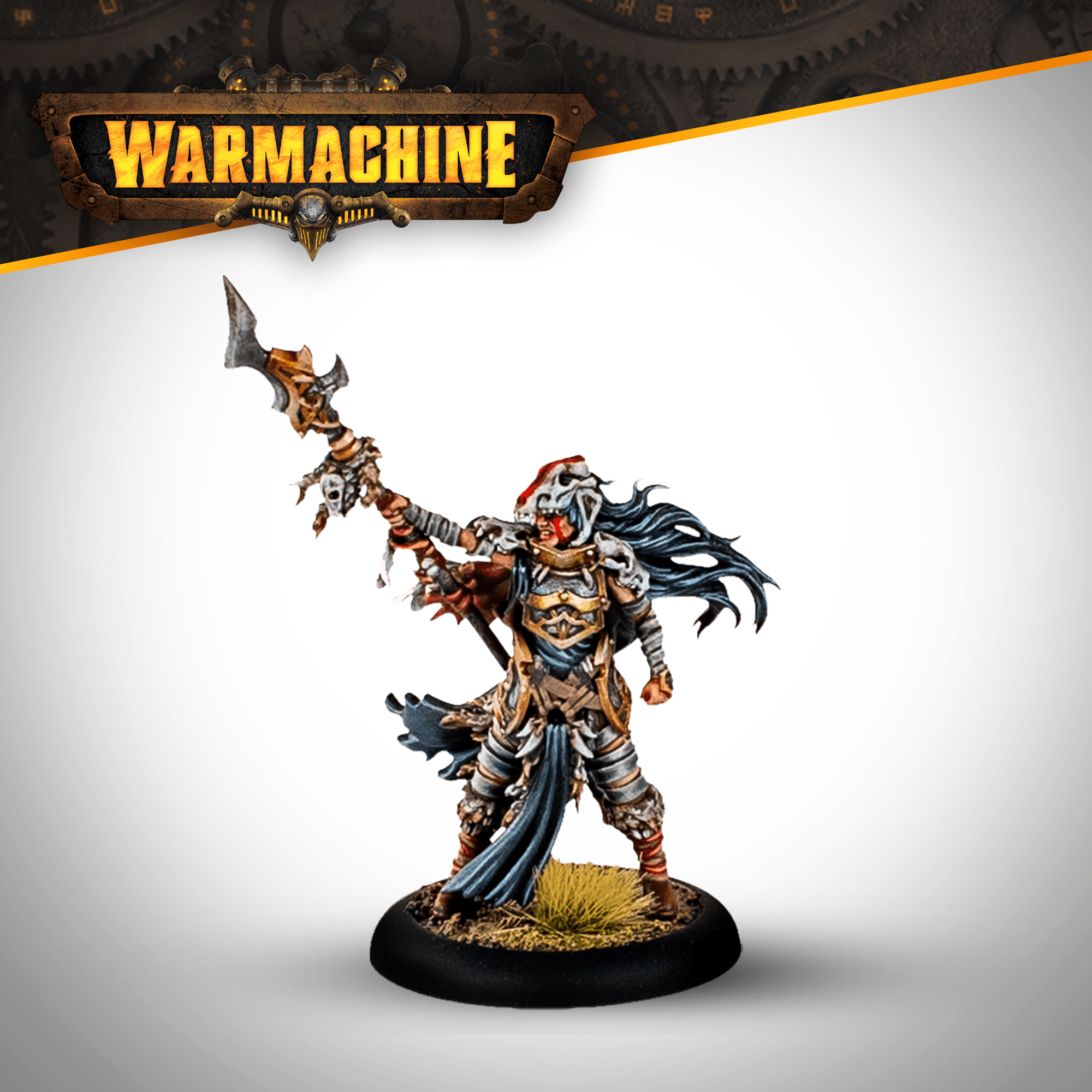 Warmachine: Old Umbrey Liegemen Primalist - Steamforged Games