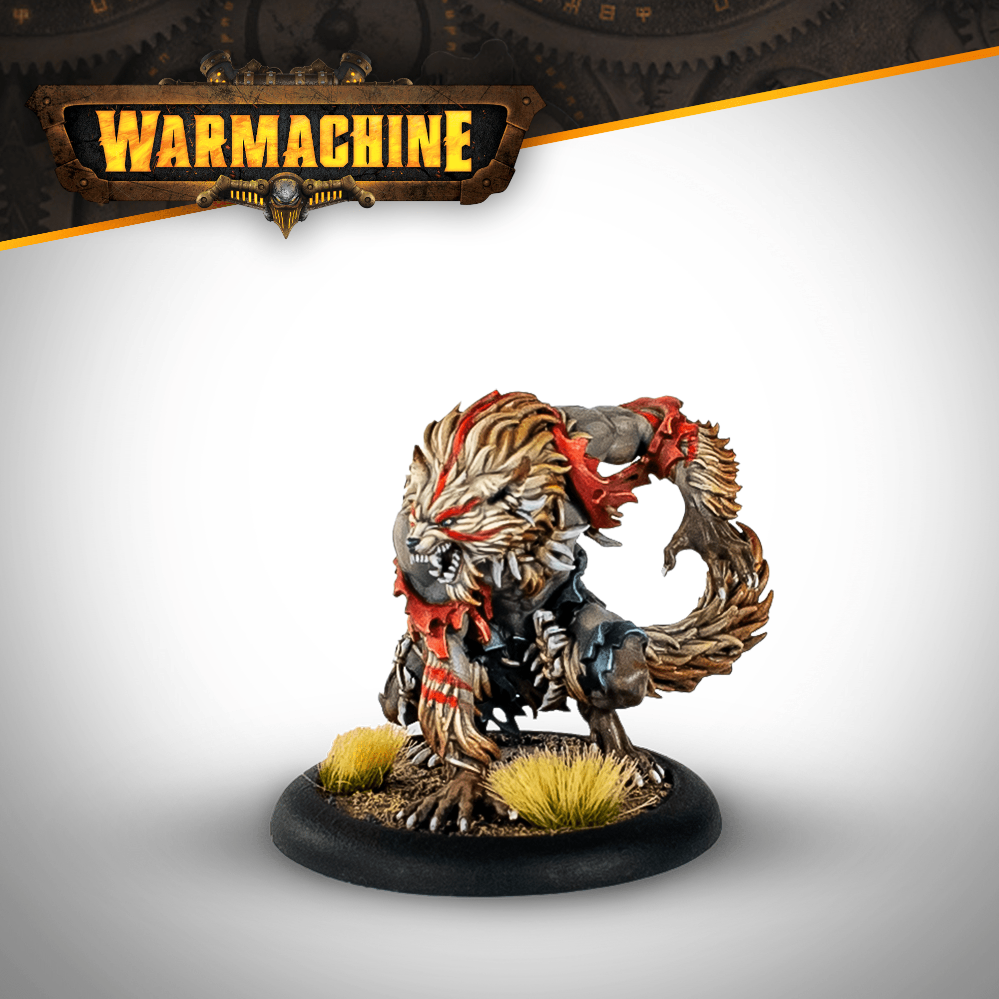 Warmachine: Old Umbrey Lupine Shifted Variant - Steamforged Games