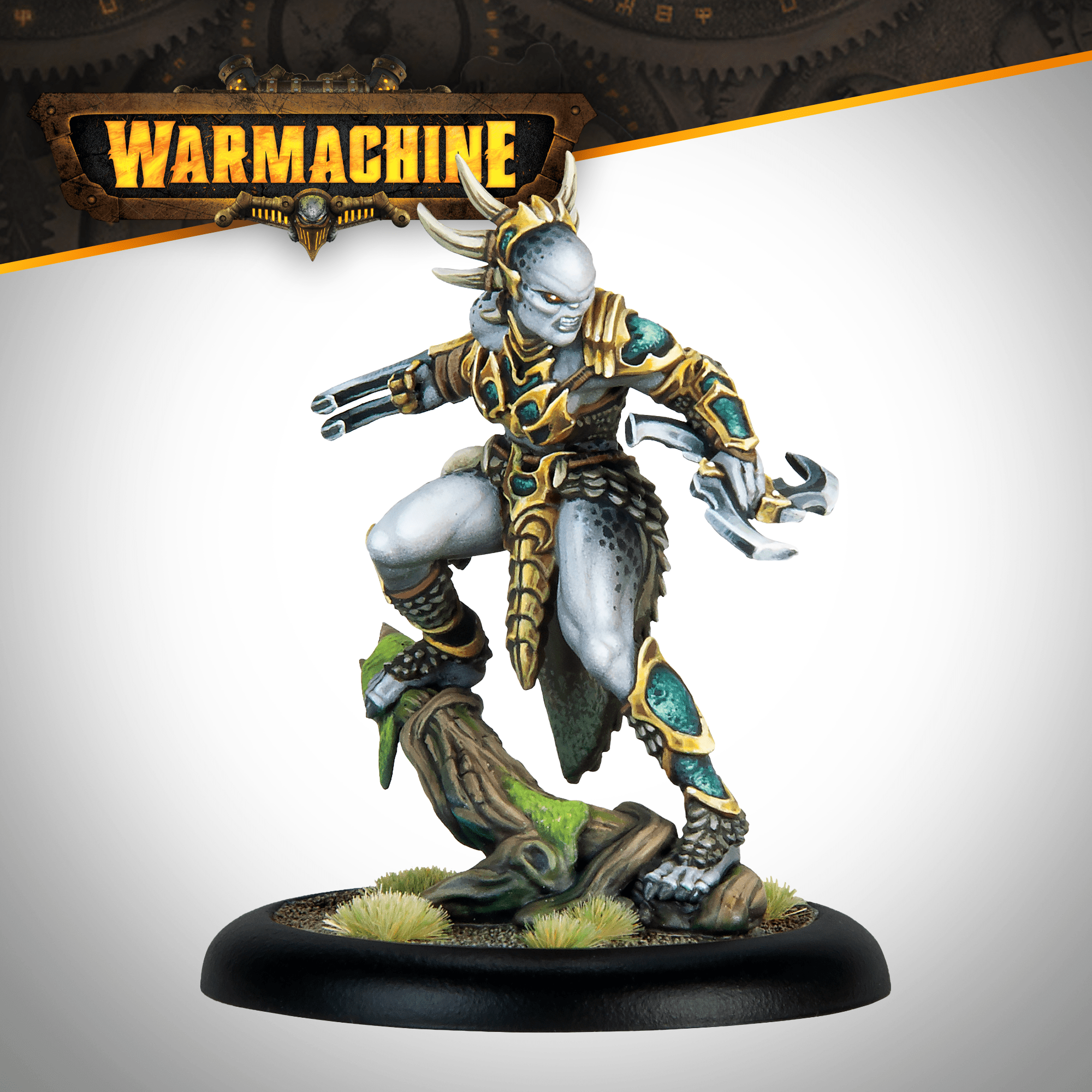 Warmachine: Nissak, Totem Huntress Champion - Steamforged Games