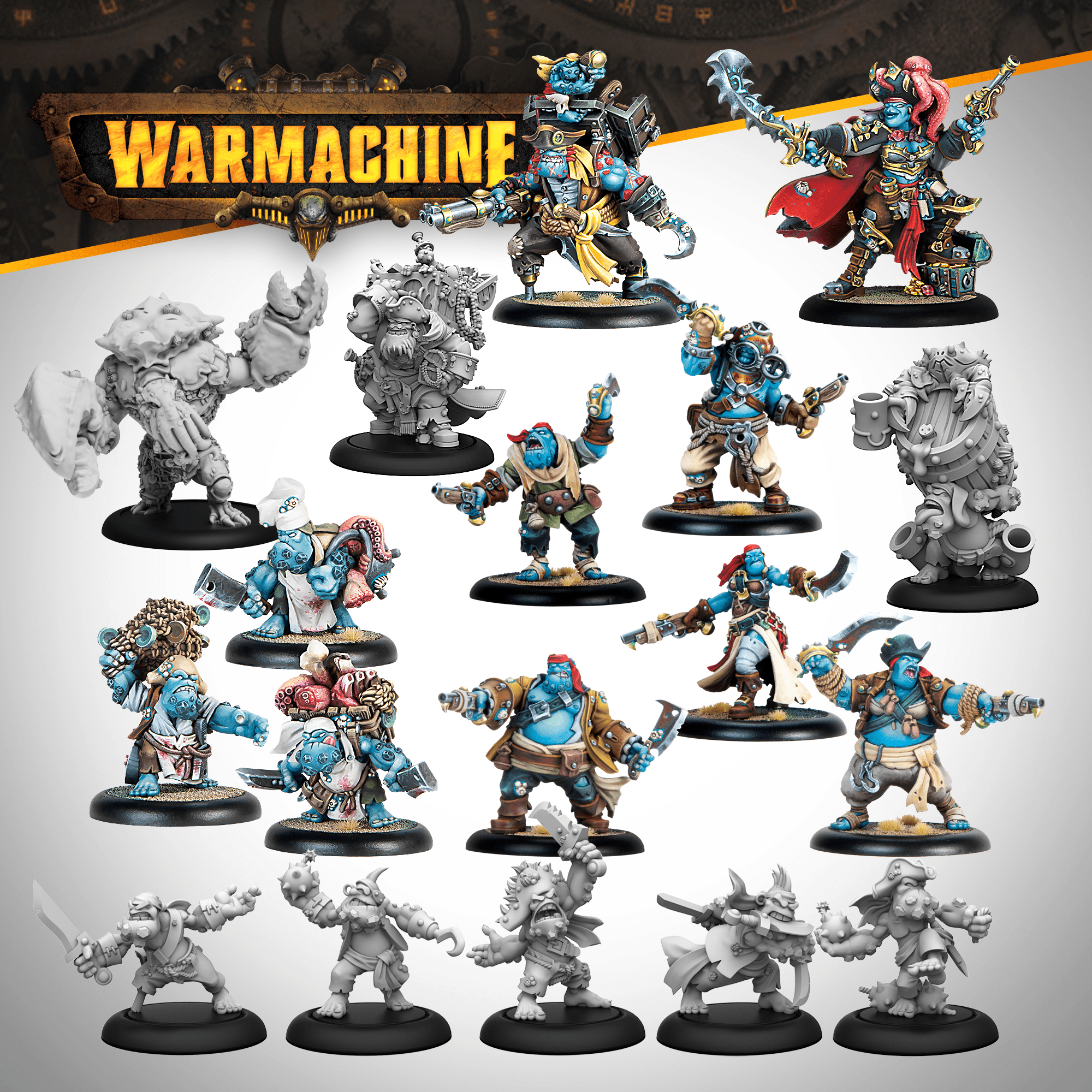Warmachine: Southern Kriels Brineblood Marauders Core Expansion - Steamforged Games