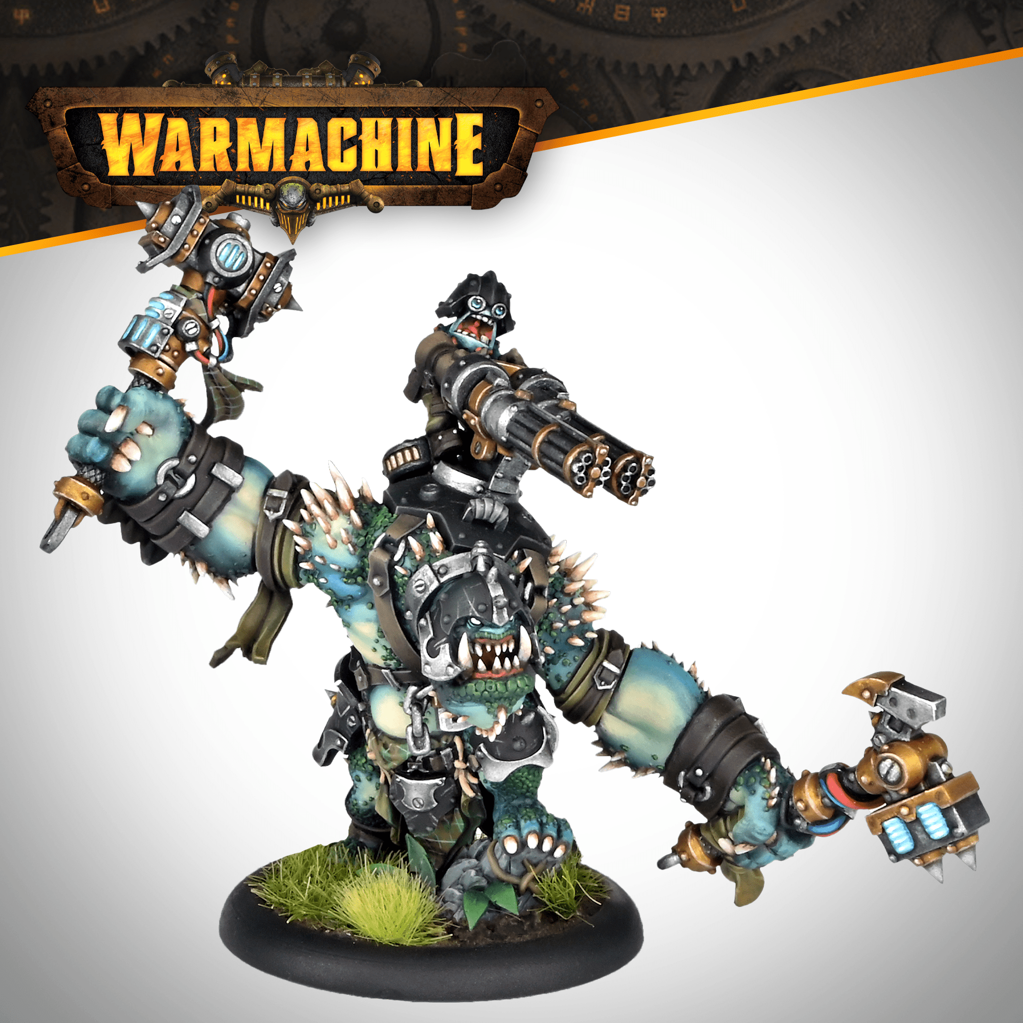 Warmachine: Southern Kriels Kithguard Mistborn Dire Troll - Steamforged Games