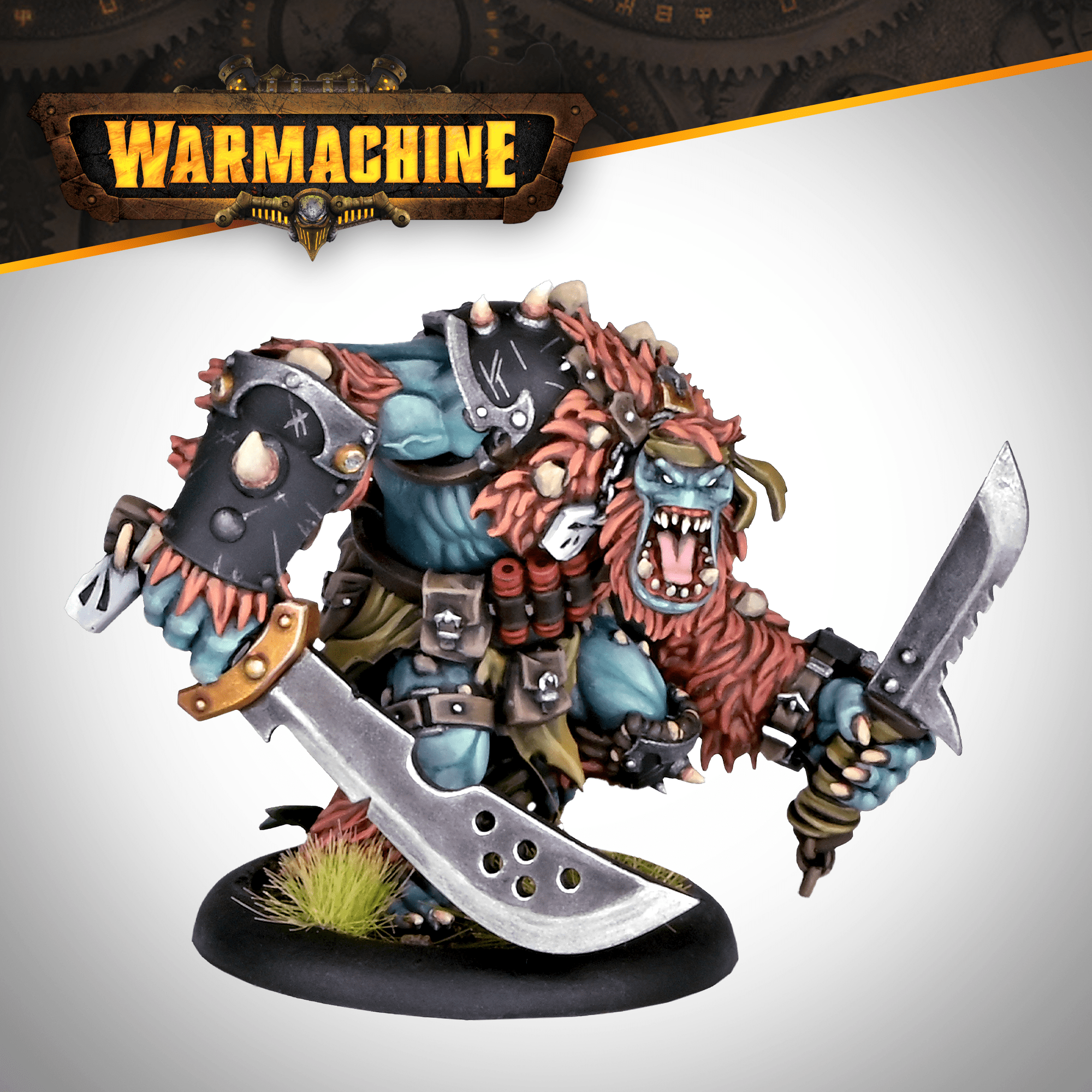 Warmachine: Southern Kriels Kithguard Jungle Troll - Steamforged Games