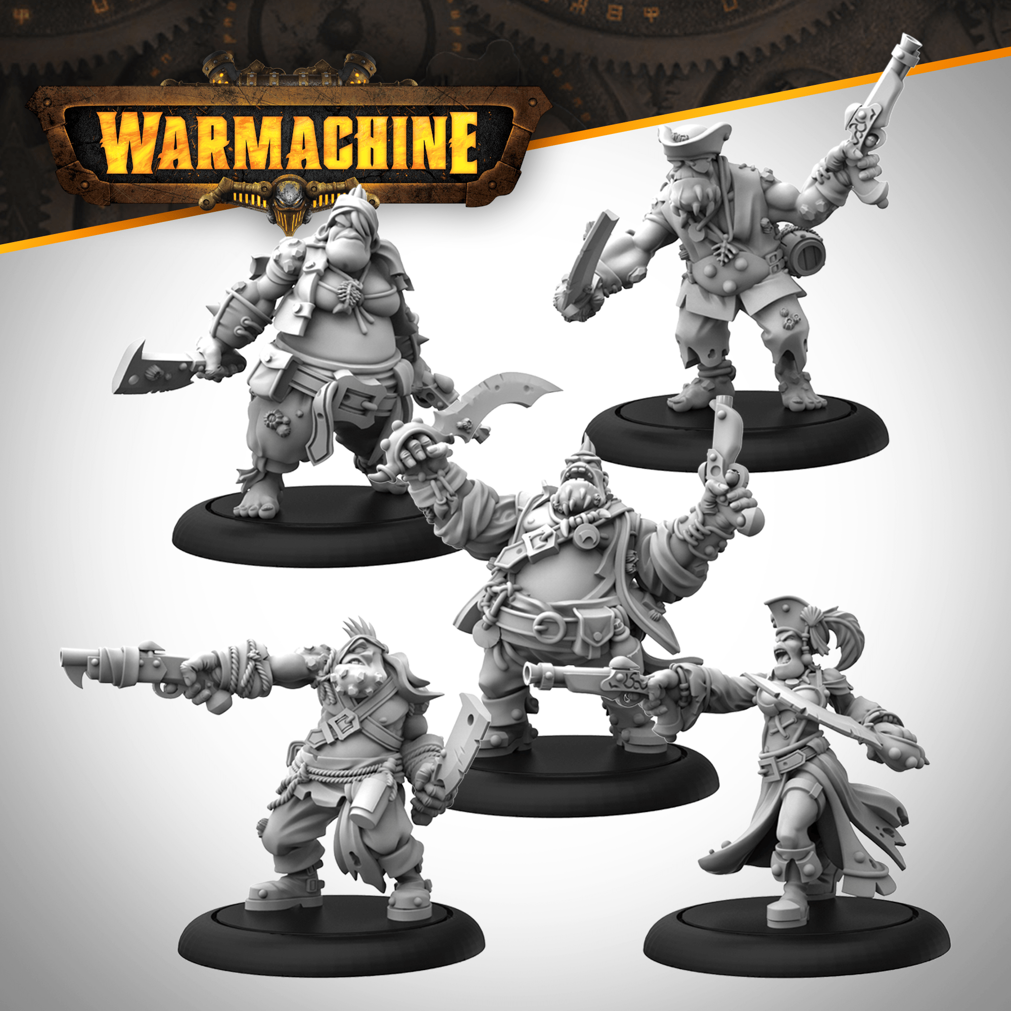Warmachine: Marauder Crew A - Steamforged Games