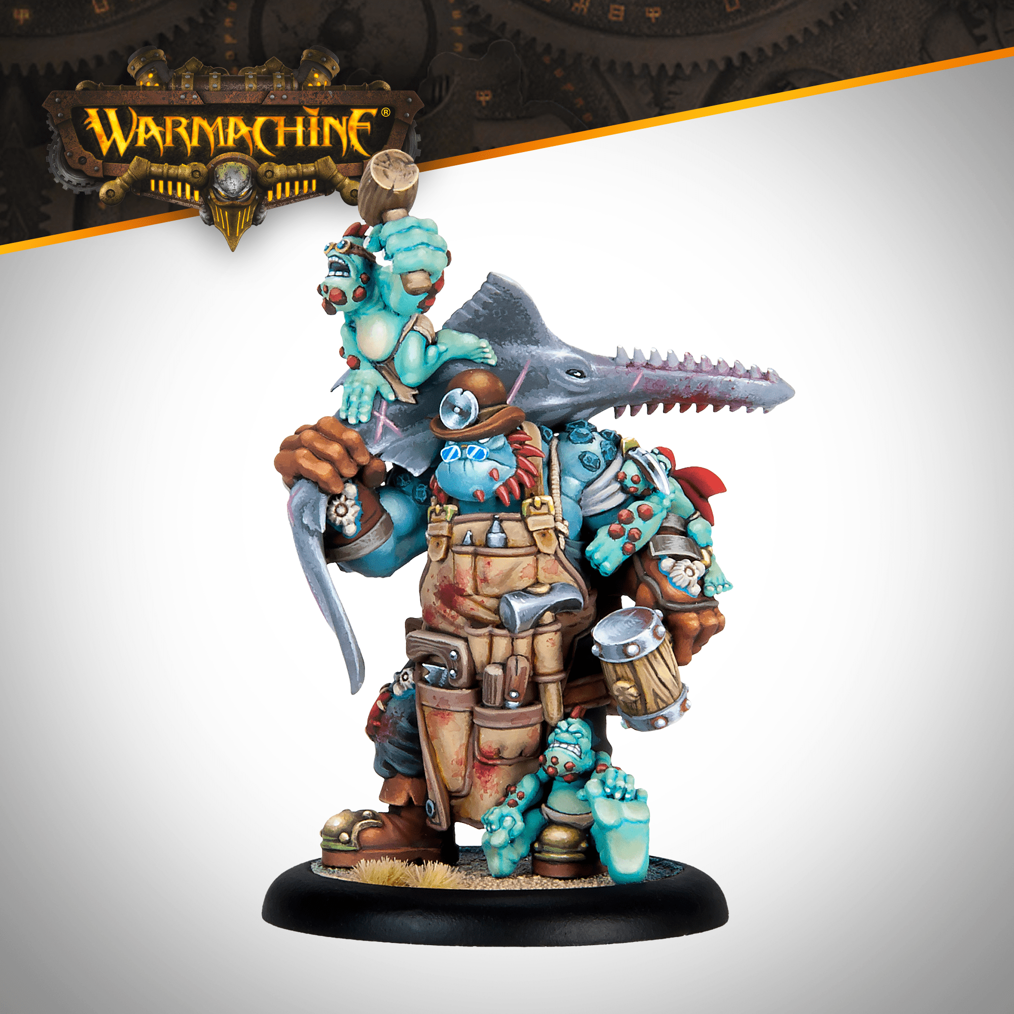 Warmachine: Southern Kriels Brineblood Marauders Auxiliary Expansion - Steamforged Games