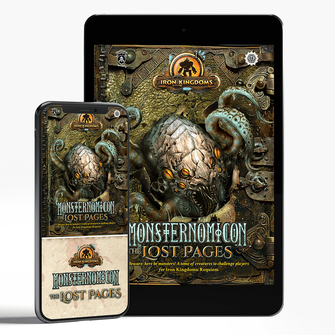 Iron Kingdoms: Into the Wild - Monsternomicon the Lost Pages (PDF) - Steamforged Games